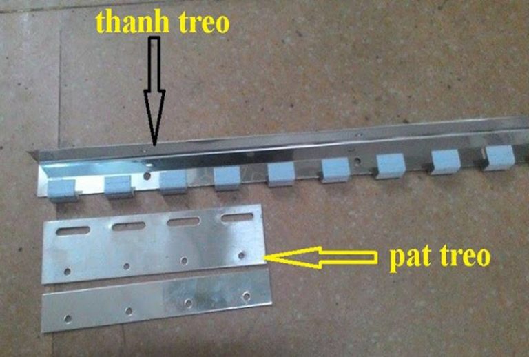 Bán thanh treo, pát treo, bánh xe đơn làm rèm nhựa PVC